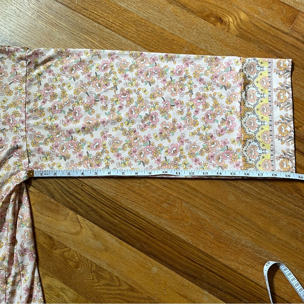 Feminine Boho Earthy Pastel Floral Kimono, Cardigan, Swim Cover Up, Robe NWT - Picture 6 of 12